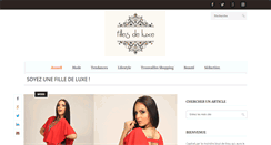 Desktop Screenshot of filles-de-luxe.fr