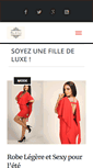 Mobile Screenshot of filles-de-luxe.fr